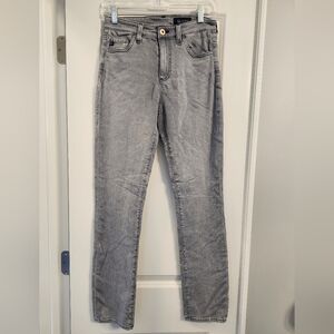 AG Adriano Goldschmied Women’s Gray Skinny Jeans Size 26, 29” Inseam Stretchy